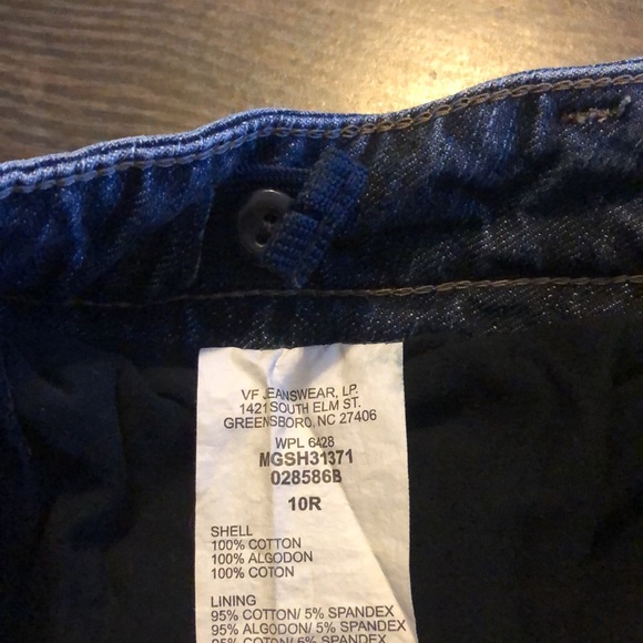 Floral Embroidered Children’s Jean Skort - Picture 2 of 4